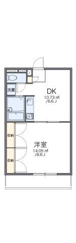 レオパレスはませんAの間取り画像