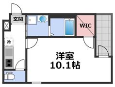 フジパレス桃谷の間取り画像