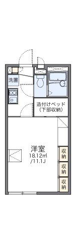 レオパレス広貴Bの間取り画像