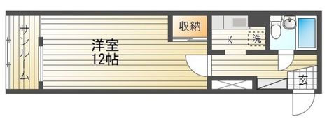 チサンマンション中山下の間取り画像
