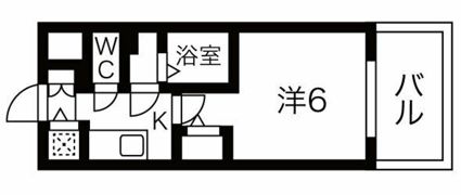 エスリードレジデンス梅田デュオの間取り画像