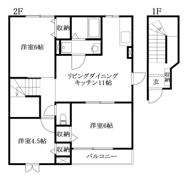 ヒューマンハイツの間取り画像