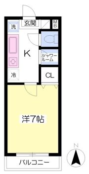 武蔵野ヒルズの間取り画像