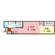 H-maison衣摺Ⅳの間取り画像