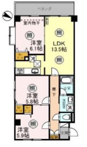 シャインヒル Ⅲの間取り画像