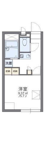 レオパレスサンシャイン田中21の間取り画像