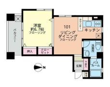フジビューハイツ菊名 弐番館の間取り画像