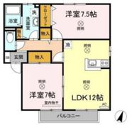 コンフォール翠 A棟の間取り画像