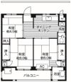 ビレッジハウス栗ヶ沢4号棟の間取り画像