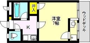 ヴィラ栄町の間取り画像