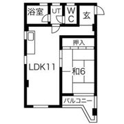 シャトル西野の間取り画像