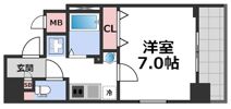 ポルト・ボヌール四天王寺夕陽ケ丘ミラージュの間取り画像