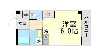 クレール蛍池の間取り画像