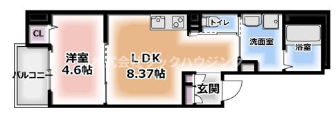 LuXe森小路の間取り画像