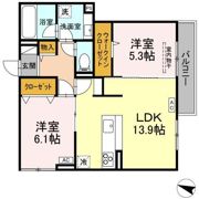 西町SUZUKAZEの間取り画像