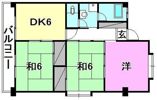 山本マンション（桑原3丁目）の間取り画像