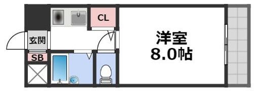 ドゥリーム新今里の間取り画像