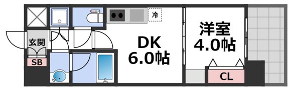 プレジオ城東中央の間取り画像