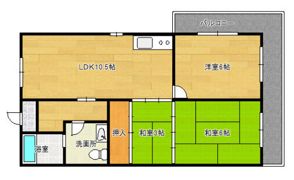 ラカーサ上野西の間取り画像