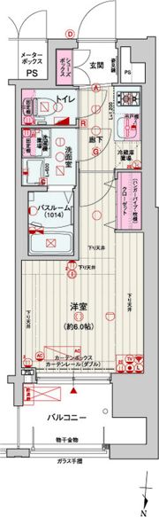 レオンコンフォート梅田北の間取り画像