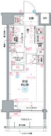 クレヴィスタ阪東橋Ⅲの間取り画像