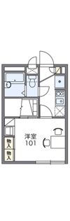 レオパレスラポールの間取り画像