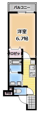 フジパレス今津南の間取り画像