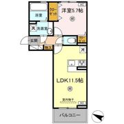 TORISIA古閑の間取り画像