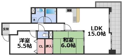 パードレ関目の間取り画像