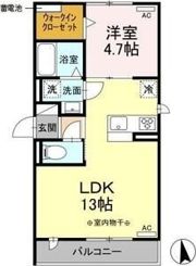 GRAND D-room御器所の間取り画像