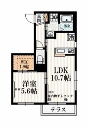 シャルム ドミール 梅丘の間取り画像