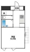 下馬ヒルスの間取り画像