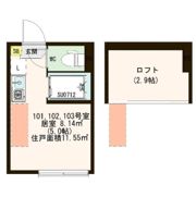 カレッジヒルズ小竹向原の間取り画像
