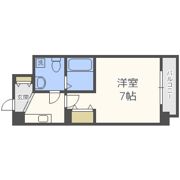 ALZA東天満の間取り画像