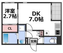 リベット巽東の間取り画像
