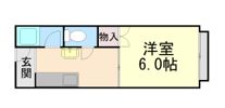 ハイツ花畑の間取り画像