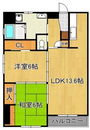 ブリッジサイド43の間取り画像