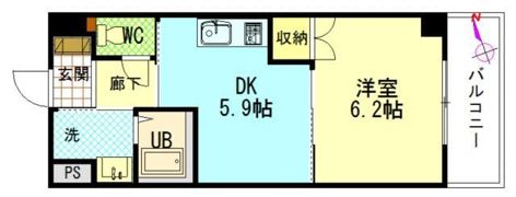 グローリの間取り画像