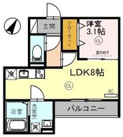 シェーングラース Dの間取り画像
