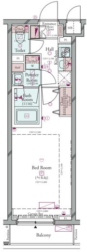 コンシェリア池上 THE RESIDENCEの間取り画像