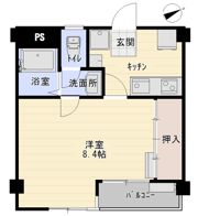 TAKEYARIハイツの間取り画像