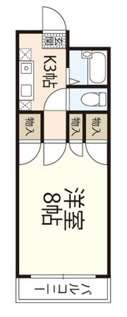 エスポアール北長瀬の間取り画像
