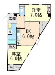 シャトル・Kの間取り画像
