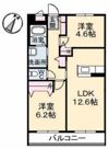ベレオ相田の間取り画像