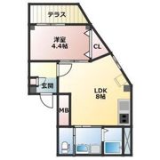 ALEGRIA東三国の間取り画像