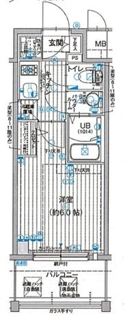 エスリード大阪ドームシティの間取り画像