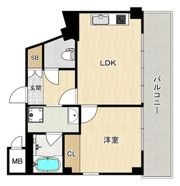 リブウッド大阪城の間取り画像