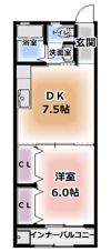岡林ビルの間取り画像