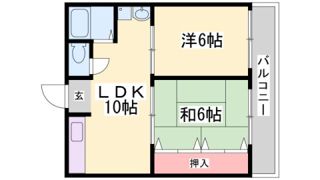 シャトーすずらんⅢの間取り画像