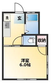 イオチハイツ2号棟の間取り画像